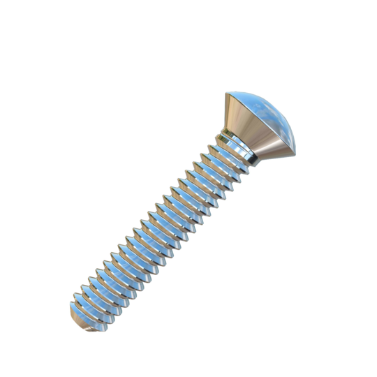 Titanium #6-32 X 3/4 UNC Oval Head Socket Drive Allied Titanium Machine Screw with 3A Threads